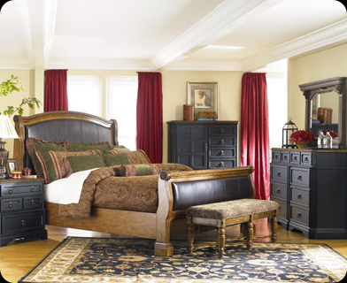 Patio Furniture Offers Sofa Set: SLEIGH BEDROOM ASHLEY ROWLEY CREEK